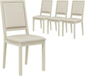 COLAMY Upholstered Dining Chairs Set of 4, Mid Century Modern Dining Room Chairs by COLAMYINC