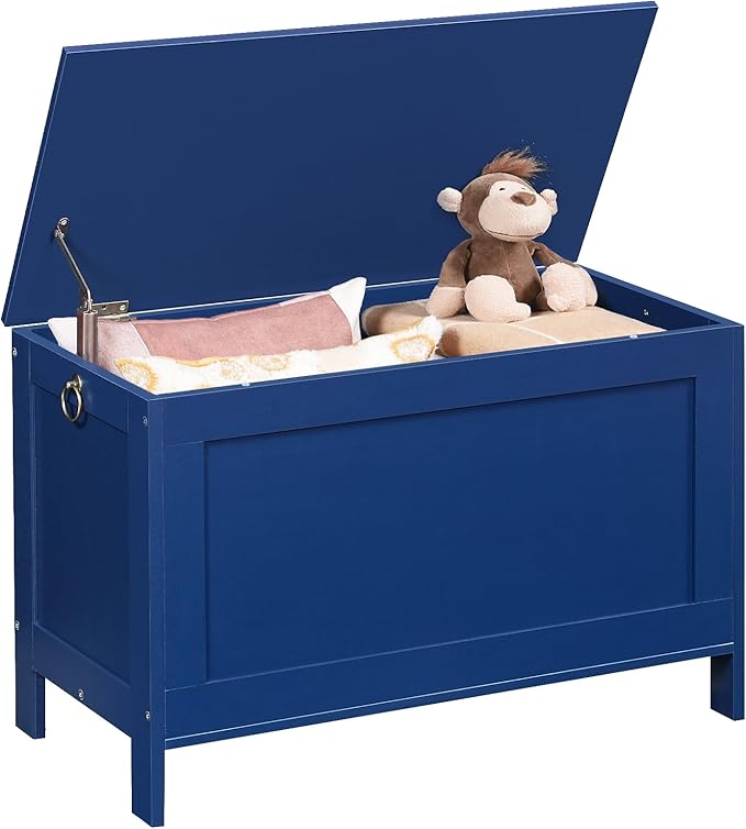 HOOBRO Toy Box, Retro Wooden Look Storage Chest - Image 6