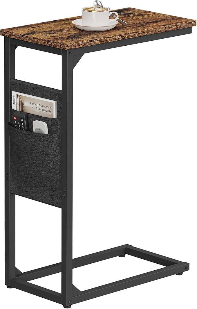 TUTOTAK C Shaped End Table, Side Table by WelcometotheTUTOTAKHome