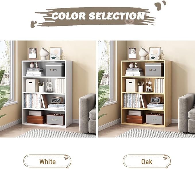 Basic Open Shelf Bookcase - Image 4