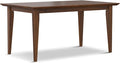 SIMPLIHOME Colby Extendable Dining Table, Solid Wood Walnut Veneer in Walnut by SimpliHome