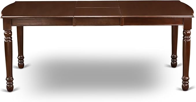 East West Furniture DOML7-MAH-LC 7 Piece Dining Room Table Set Consist of a - Image 5