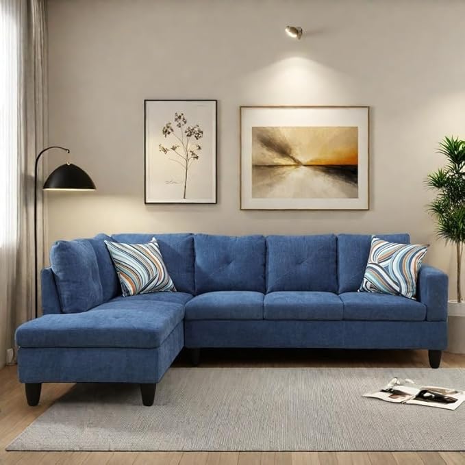 NAYSAYE L Shaped Couch, Modular Sectional Couch - Image 4