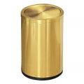 2.6 Gallon Gold Bathroom Trash can by JINYCOME