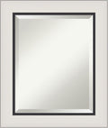 Amanti Art Silver Bathroom Mirror by AmantiArt