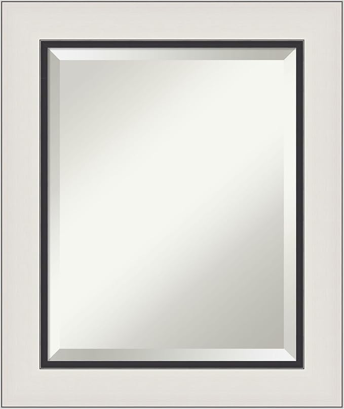 Amanti Art Silver Bathroom Mirror by AmantiArt