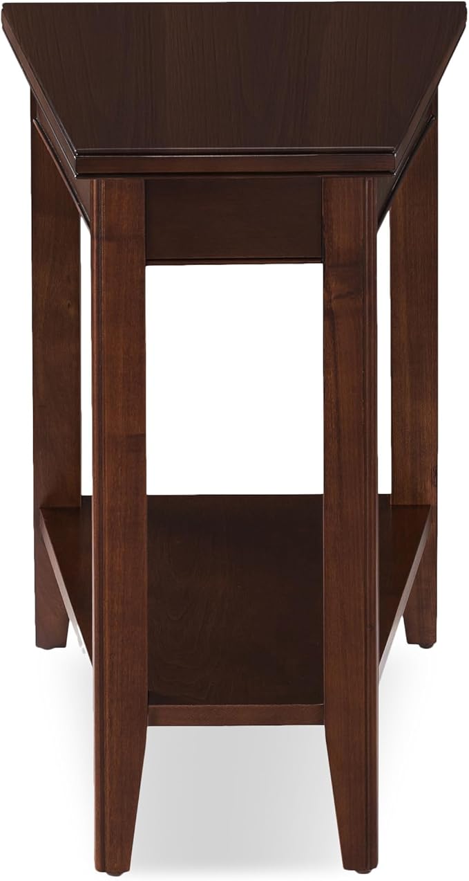 Laurent Solid Wood Recliner Wedge End Side Table by LeickFurniture