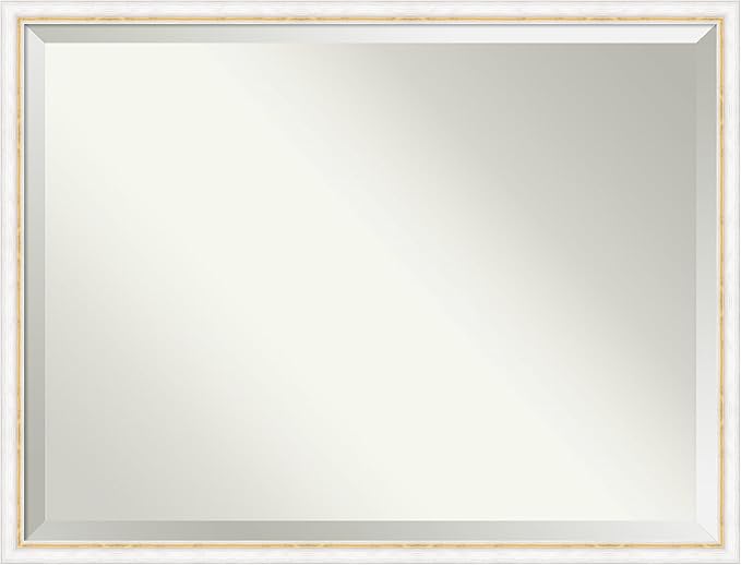 Amanti Art White Bathroom Mirror by AmantiArt