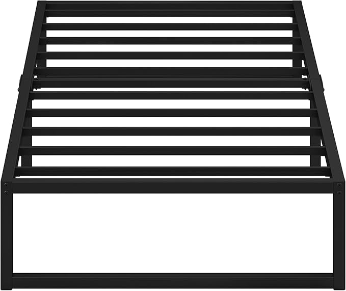 EMODA 12 Inch Twin Bed Frames No Box Spring Needed, Heavy Duty Metal Twin - Image 6