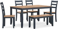 Signature Design by Ashley Gesthaven Modern Dining Table by SignatureDesignbyAshley