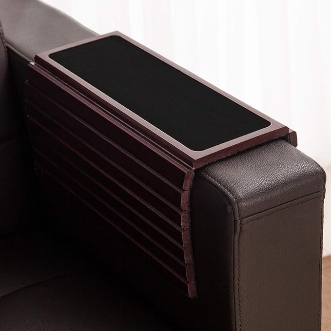 GEHE Bamboo Sofa Arm Tray Table - Image 5