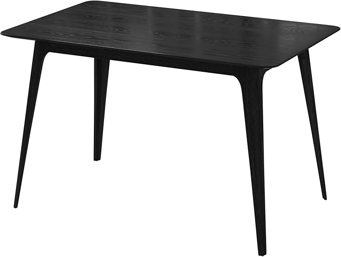 Mid-Century Modern Solid Wood Dining Table - Image 6