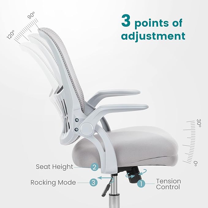 SMUG Home Office Desk Chair, Ergonomic Computer Managerial Executive Chairs - Image 6