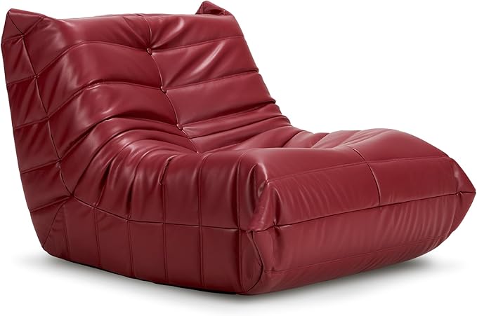 Hobestluk Giant Bean Bag Chair Lazy Floor Sofa, Memory Foam Fireside Sofa - Image 9