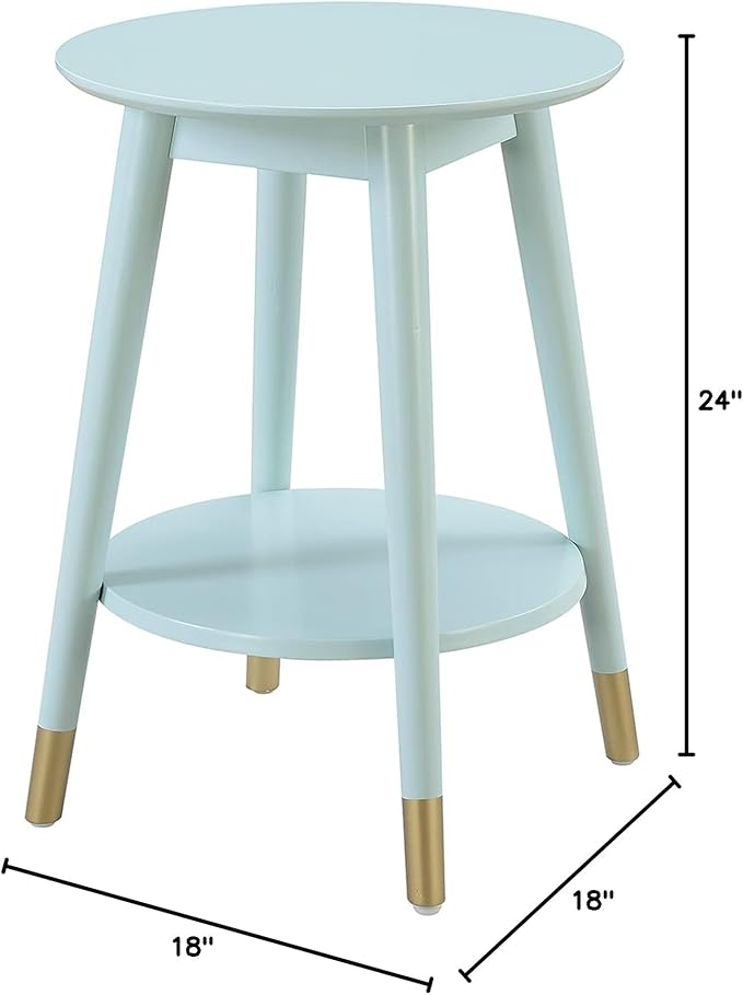 Convenience Concepts Wilson Mid Century Round End Table - Image 8