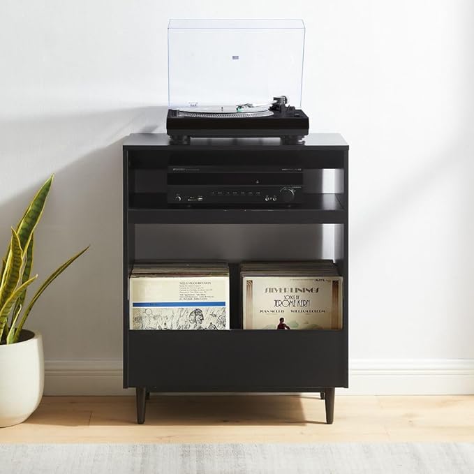 Crosley Furniture Liam Turntable Record Player Stand - Image 7