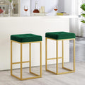 24KF Contemporary Counter Height Bar Stool Set of 2 by WEMARTHOMEDECOR
