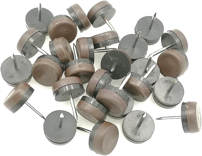 ALIMITOPIA 40pcs Furniture Glide Nail-in Thickened Nylon Chair Glide Slider by ALIMITOPIA