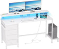 Furologee 55" White Computer Desk by Furologee