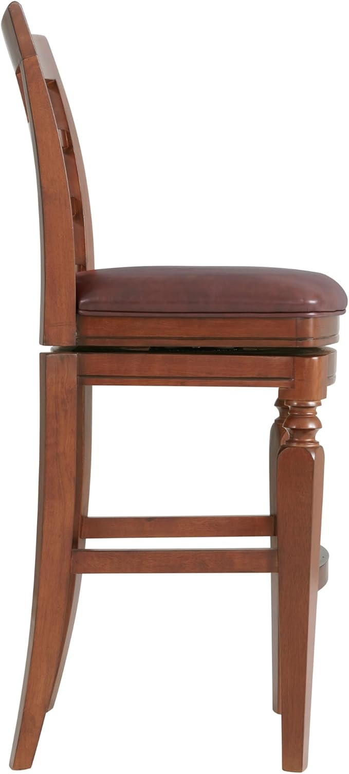 Alaterre Furniture Napa Bar Height Swivel Stool - Image 9