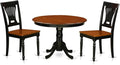 East West Furniture HLPL3-BCH-W 3 Piece Kitchen Table & Chairs Set Contains a by EastWestFurniture