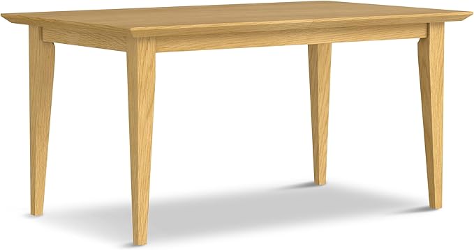 SIMPLIHOME Colby Extendable Dining Table, Solid Wood Oak Veneer in Oak by SimpliHome