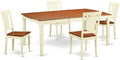 East West Furniture DOAV5-WHI-W 5 Piece Kitchen Table Set by EastWestFurniture
