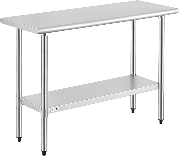 ROCKPOINT Stainless Steel Table by ROCKPOINT
