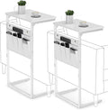 Vagusicc C Shaped End Table, Small Side Table by Vagusicc