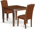 East West Furniture OXEN3-MAH-66 3 Piece Kitchen Table Set by EastWestFurniture