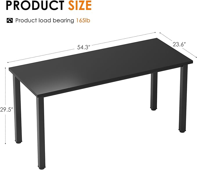 Need 54.3 Inch Large Computer Desk, Modern Simple Style Desk - Image 3