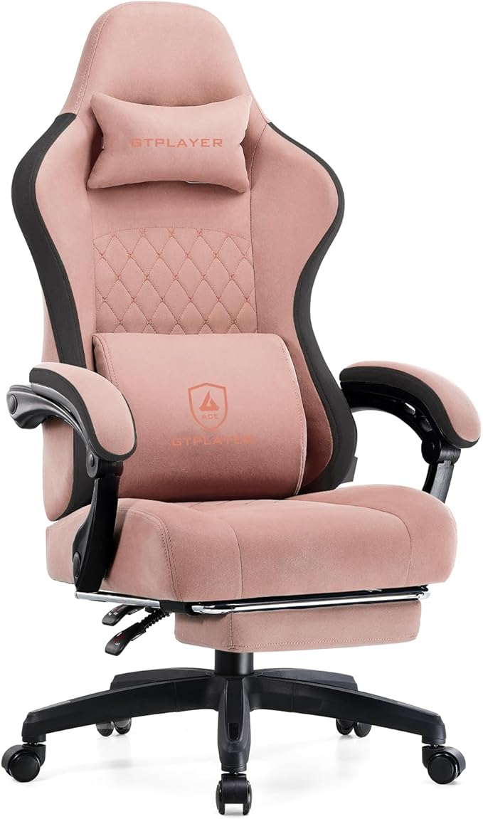 GTPLAYER Office Chair, Gaming Computer Desk Fabric Chair by GtracingDirect