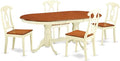 East West Furniture PLKE5-WHI-W 5 Piece Dining Table Set by EastWestFurniture