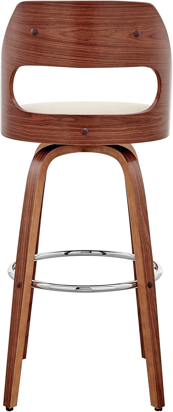 Armen Living Julius Mid Century Modern Swivel Bar Stool - Image 7