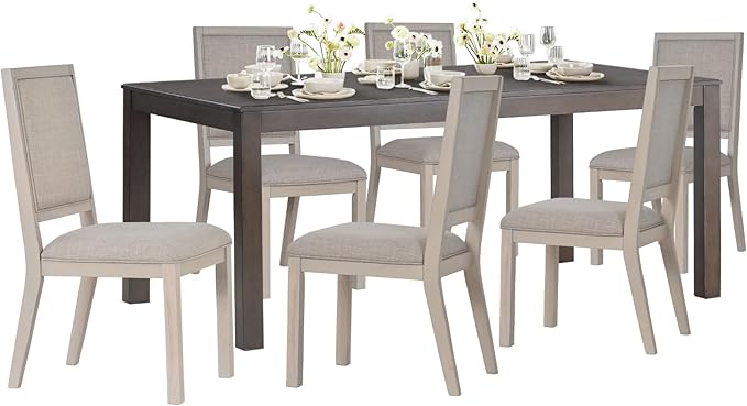 COLAMY Modern Rectangular Dining Table Set by COLAMYINC