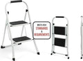 SIMPLI-MAGIC 2-Step Ladder, 350 LBS Capacity Folding Step Stool – Anti-Slip by SIMPLI-MAGIC