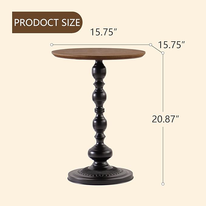 Round End Table, Framhose Small Side Table - Image 2
