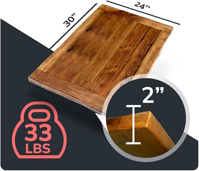 Reclaimed Wood Table Top - Image 2