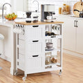 Yaheetech Kitchen Island Cart on Wheels by Yaheetech