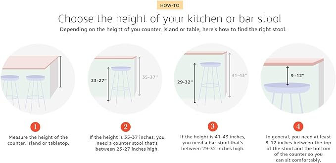 HomePop Upholstered Counter Height Barstool - Image 5