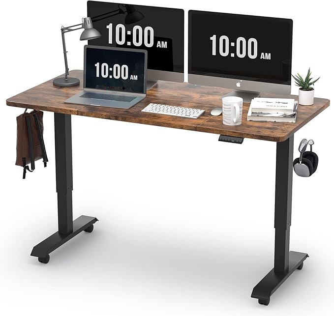 Monomi 55" Electric Standing Desk, Height Adjustable Home Office Sit Stand Up by MONOMI