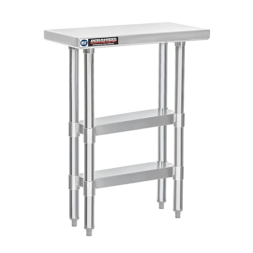 DuraSteel Food Prep Stainless Steel Table by DuraSteel