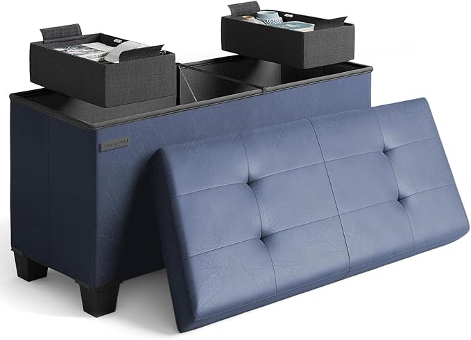STORAGEBUD Storage Ottoman Bench by STORAGEBUD