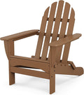 POLYWOOD AD5030TE Classic Folding Adirondack Chair, Height: 35.00" by POLYWOOD