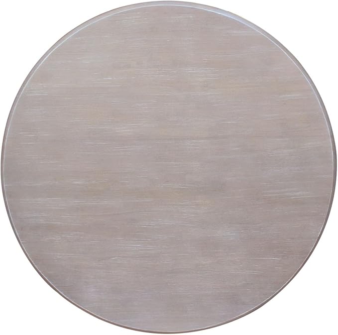 International Concepts 30" Round Top Pedestal Dining Table Solid Parawood 29.1" - Image 6