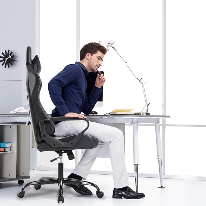 BestOffice Gaming Chair Office Chair Ergonomic Desk Chair Racing Style Gaming - Image 8