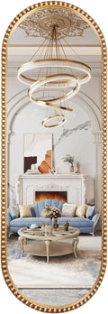 Oval Full Length Mirror, Living Room, Antique Gold by Fobule