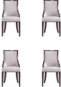 Manhattan Comfort Grand Avenue Faux Leather Dining Chairs, Parsons Accent by ManhattanComfort