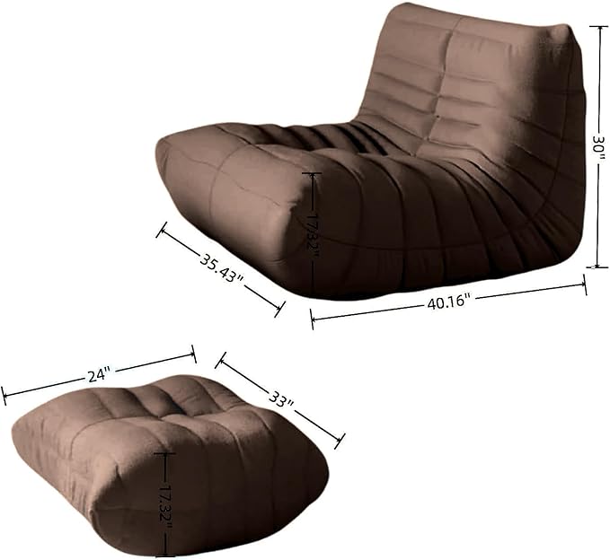 Bean Bag Chair - Memory Foam Bean Bag Chair - Image 3