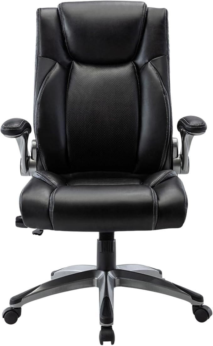 COLAMY Ergonomic Office Chair, High Back Leather Desk Chair by COLAMYINC